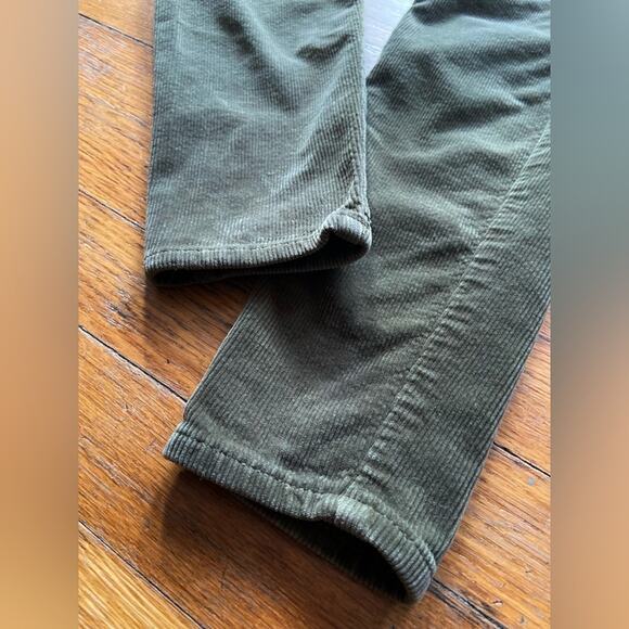 AMERICAN EAGLE Super Stretch Green Corduroy Hi-Rise Jeggings sz 4 (NWOT) - Picture 8 of 16